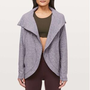 Lululemon Rulu Rally Wrap in Heathered Graphite Purple size 6